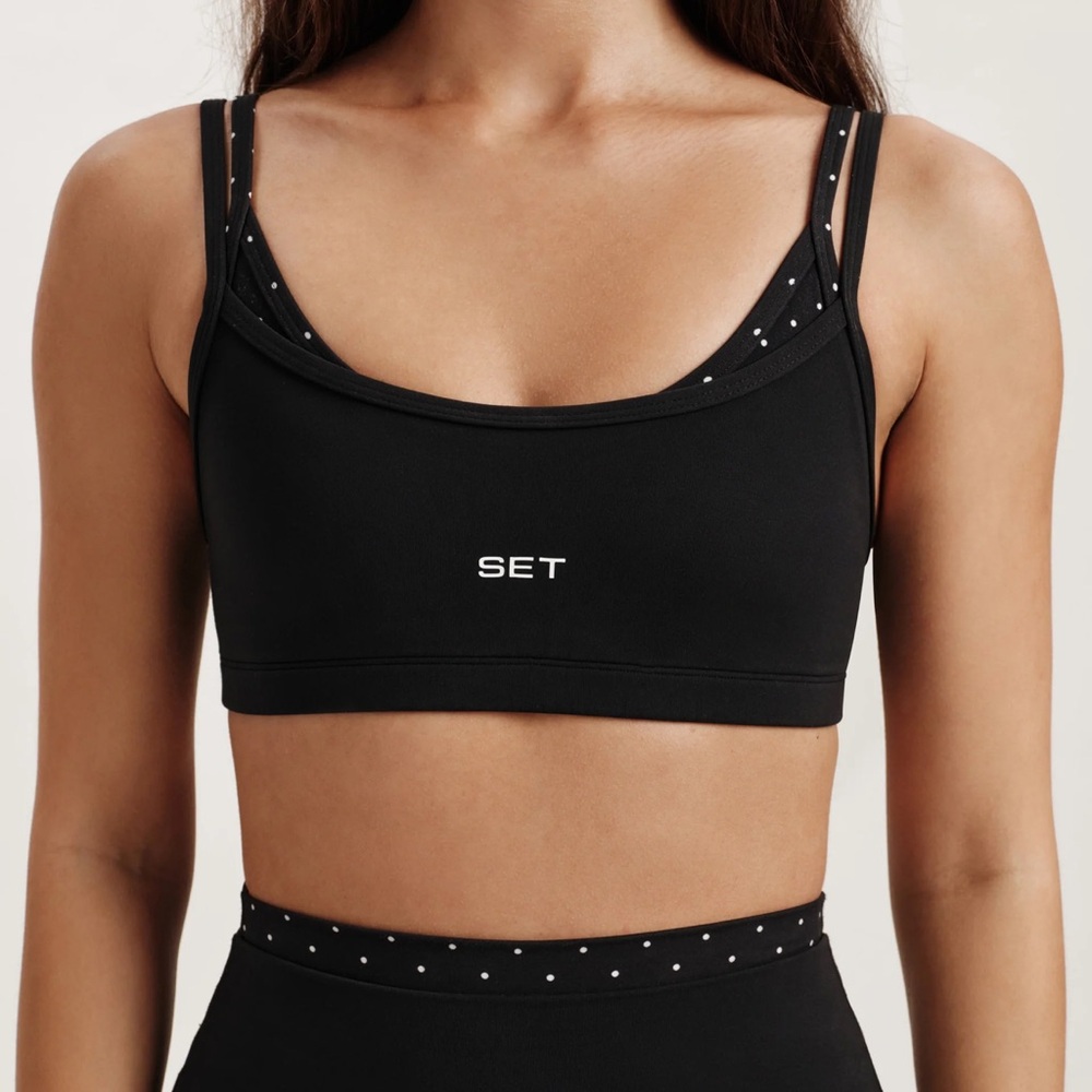 Set Active Polka dot sports bra